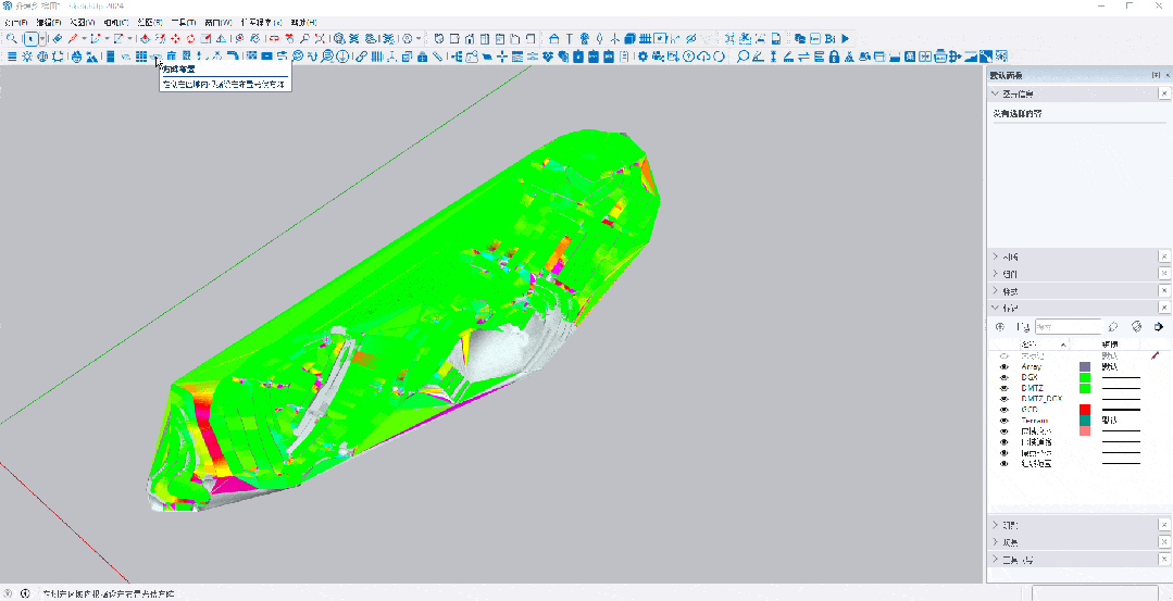 梯田布置——沿等高線布置方陣